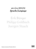 Cover: Ars Viva 2011 / 12 Sprache / Language - Hatje Cantz Verlag