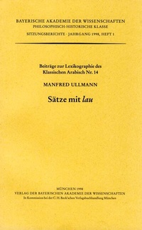 Abbildung von: Werke des Verlags der Bayerischen Akademie der Wissenschaften bei... / Sätze mit "lau" - Bayerische Akademie der Wissenschaften