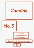 Cover: Candide. Journal for Architectural Knowledge - Hatje Cantz Verlag