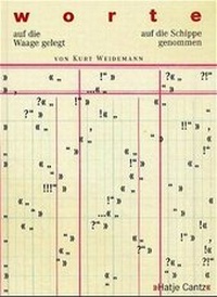 Enlarge image Cover: Worte - Hatje Cantz Verlag