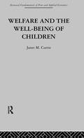 Cover: Welfare and the Well-Being of Children - Taylor & Francis