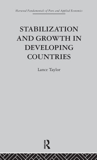 Enlarge image Cover: Stabilization and Growth in Developing Countries - Taylor & Francis