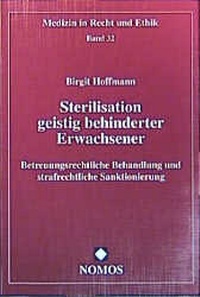 Abbildung von: Sterilisation geistig behinderter Erwachsener - Nomos