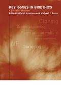 Cover: Key Issues in Bioethics - Routledge