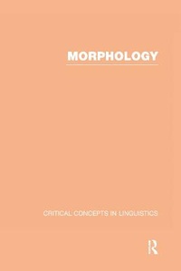 Enlarge image Cover: Morphology - Routledge