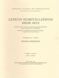 Cover: Lexicon Musicum Latinum Medii Aevi 5. Faszikel - Fascicle 4 (chorus - coniungo) - Bayerische Akademie der Wissenschaften