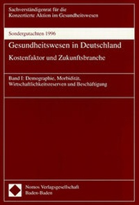 Abbildung von: Sondergutachten 1996 - Gesundheitswesen in Deutschland - Nomos