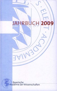 Abbildung von: Jahrbuch 2009 - Bayerische Akademie der Wissenschaften