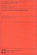 Cover: Gewalt und Konfliktbearbeitung - Nomos
