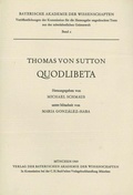 Cover: Quodlibeta - Bayerische Akademie der Wissenschaften