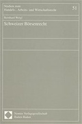 Cover: Schweizer B&ouml;rsenrecht - Nomos
