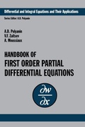 Cover: Handbook of First-Order Partial Differential Equations - CRC Press