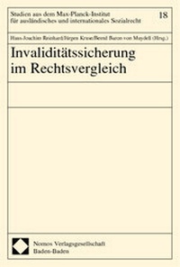Abbildung von: Invaliditätssicherung im Rechtsvergleich - Nomos