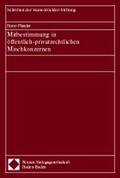 Cover: Mitbestimmung in &ouml;ffentlich-privatrechtlichen Mischkonzernen - Nomos