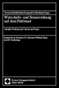 Cover: Wirtschafts- und Steuerordnung auf dem Pr&uuml;fstand - Nomos