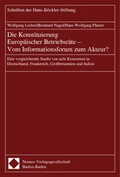 Cover: Die Konstituierung Europ&auml;ischer Betriebsr&auml;te - Vom Informationsforum zum Akteur? - Nomos