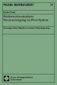Bild: Wettbewerbsorientierte Stromversorgung im Pool-System - Nomos