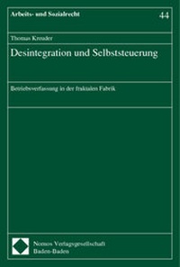 Abbildung von: Desintegration und Selbststeuerung - Nomos