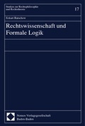 Cover: Rechtswissenschaft und Formale Logik - Nomos