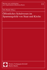 Abbildung von: Öffentliches Schulwesen im Spannungsfeld von Staat und Kirche - Nomos