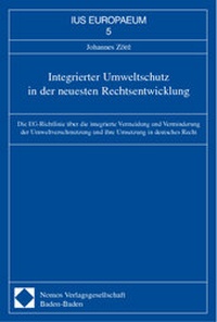 Bild: Integrierter Umweltschutz in der neuesten Rechtsentwicklung - Nomos