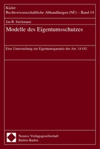 Enlarge image Cover: Modelle des Eigentumsschutzes - Nomos