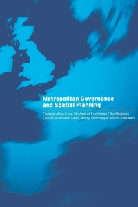 Enlarge image Cover: Metropolitan Governance and Spatial Planning - Routledge