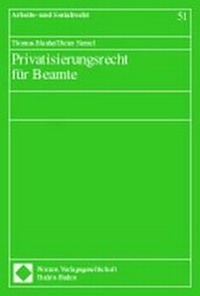 Enlarge image Cover: Privatisierungsrecht für Beamte - Nomos