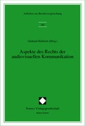 Cover: Aspekte des Rechts der audiovisuellen Kommunikation - Nomos
