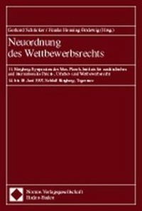 Abbildung von: Neuordnung des Wettbewerbsrechts - Nomos