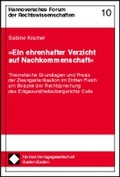 Cover: &raquo;Ein ehrenhafter Verzicht auf Nachkommenschaft&laquo; - Nomos