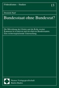 Cover: Bundesstaat ohne Bundesrat? - Nomos