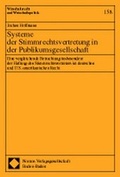 Abbildung von: Systeme der Stimmrechtsvertretung in der Publikumsgesellschaft - Nomos