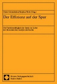 Enlarge image Cover: Der Effizienz auf der Spur - Nomos