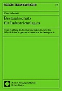 Abbildung von: Bestandsschutz für Industrieanlagen - Nomos