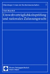 Bild: Umweltverträglichkeitsprüfung und nationales Zulassungsrecht - Nomos
