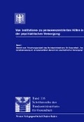 Cover: Von institutions- zu personenzentrierten Hilfen in der psychiatrischen Versorgung - Nomos