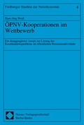 Cover: &Ouml;PNV-Kooperationen im Wettbewerb - Nomos