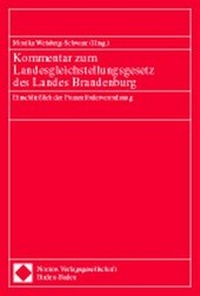 Abbildung von: Kommentar zum Landesgleichstellungsgesetz des Landes Brandenburg - Nomos