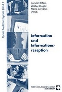 Enlarge image Cover: Information und Informationsrezeption - Nomos