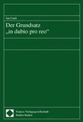 Cover: Der Grundsatz "in dubio pro reo" - Nomos