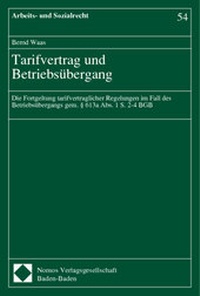 Abbildung von: Tarifvertrag und Betriebsübergang - Nomos