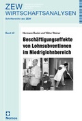 Cover: Besch&auml;ftigungseffekte von Lohnsubventionen im Niedriglohnbereich - Nomos