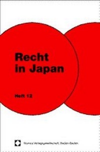Enlarge image Cover: Recht in Japan - Nomos