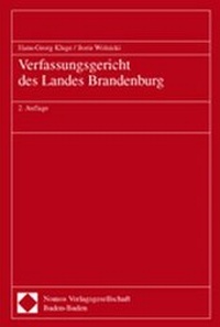 Abbildung von: Verfassungsgericht des Landes Brandenburg - Nomos