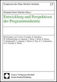 Enlarge image Cover: Entwicklung und Perspektiven der Programmindustrie - Nomos