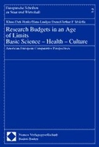 Enlarge image Cover: Research Budgets in an Age of Limits. Basic Science - Health - Culture - Nomos