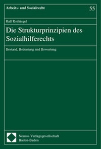 Abbildung von: Die Strukturprinzipien des Sozialhilferechts - Nomos