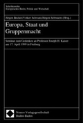 Cover: Europa, Staat und Gruppenmacht - Nomos
