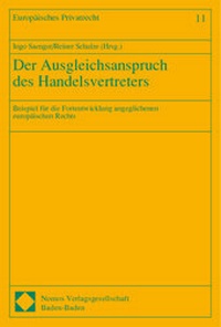 Abbildung von: Der Ausgleichsanspruch des Handelsvertreters - Nomos